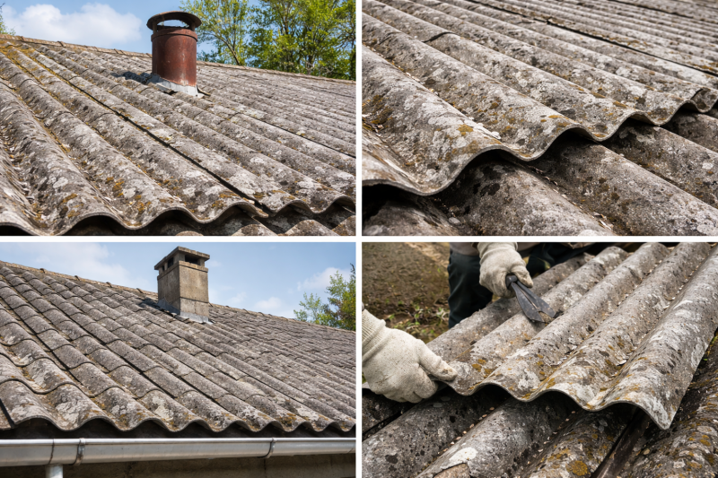 Amiante en toiture : plaques fibro-ciment et ardoises