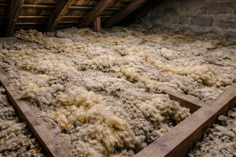 différence amiante et fibres minérales dans un isloant de combles ancien